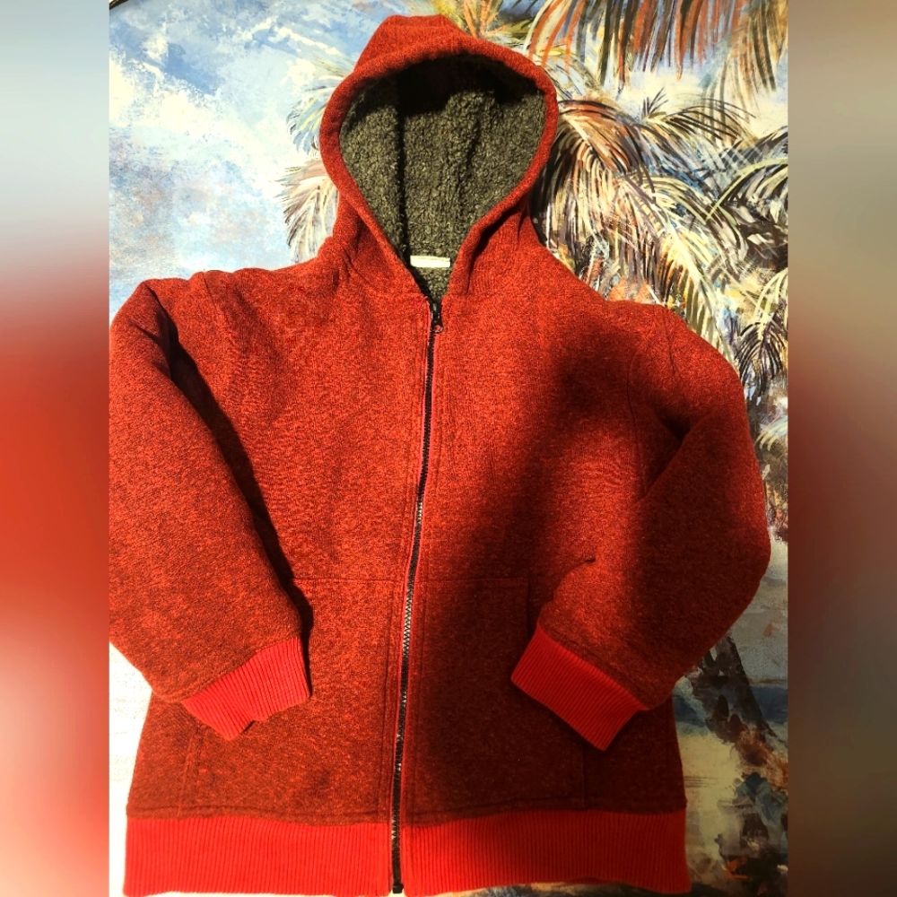 Warm Hooded Zip Up Hoodie - Kids